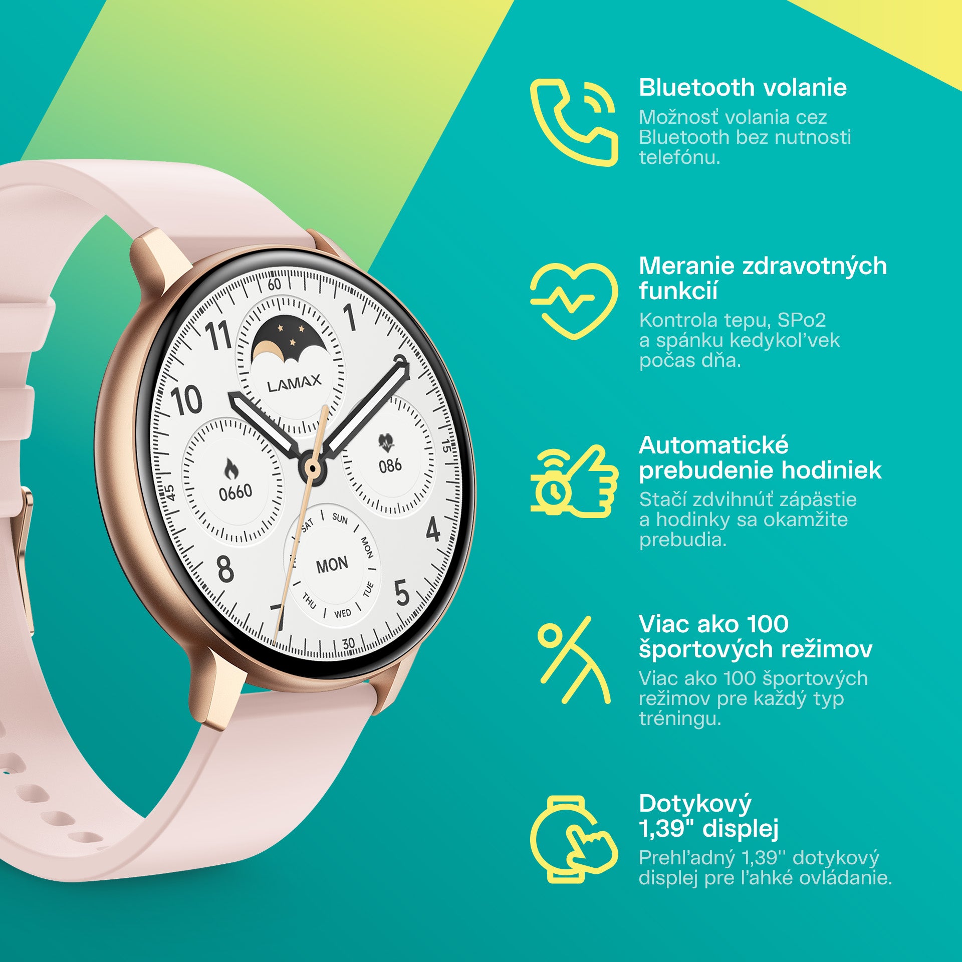 LAMAX Aura Rose Gold sk