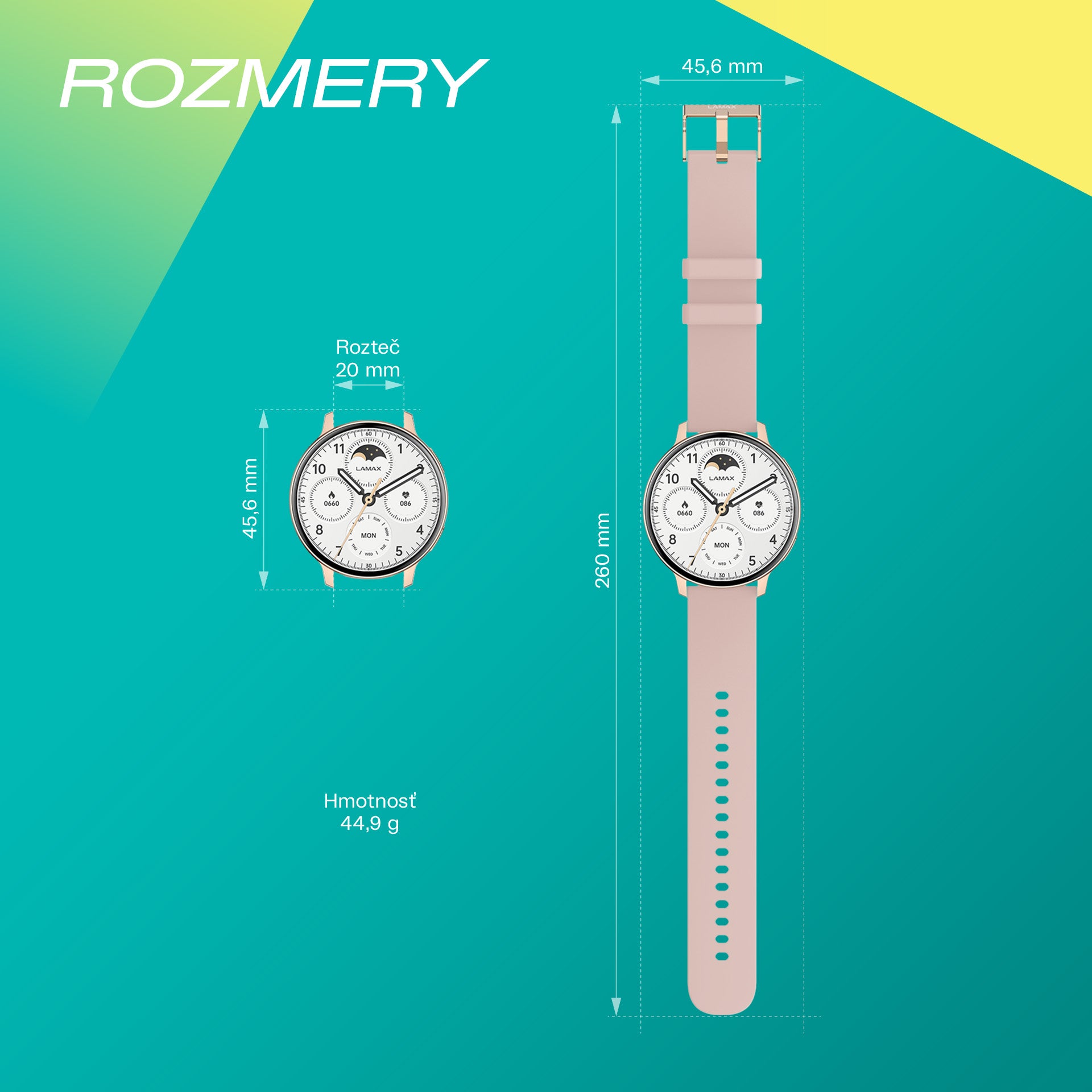 LAMAX Aura Rose Gold sk