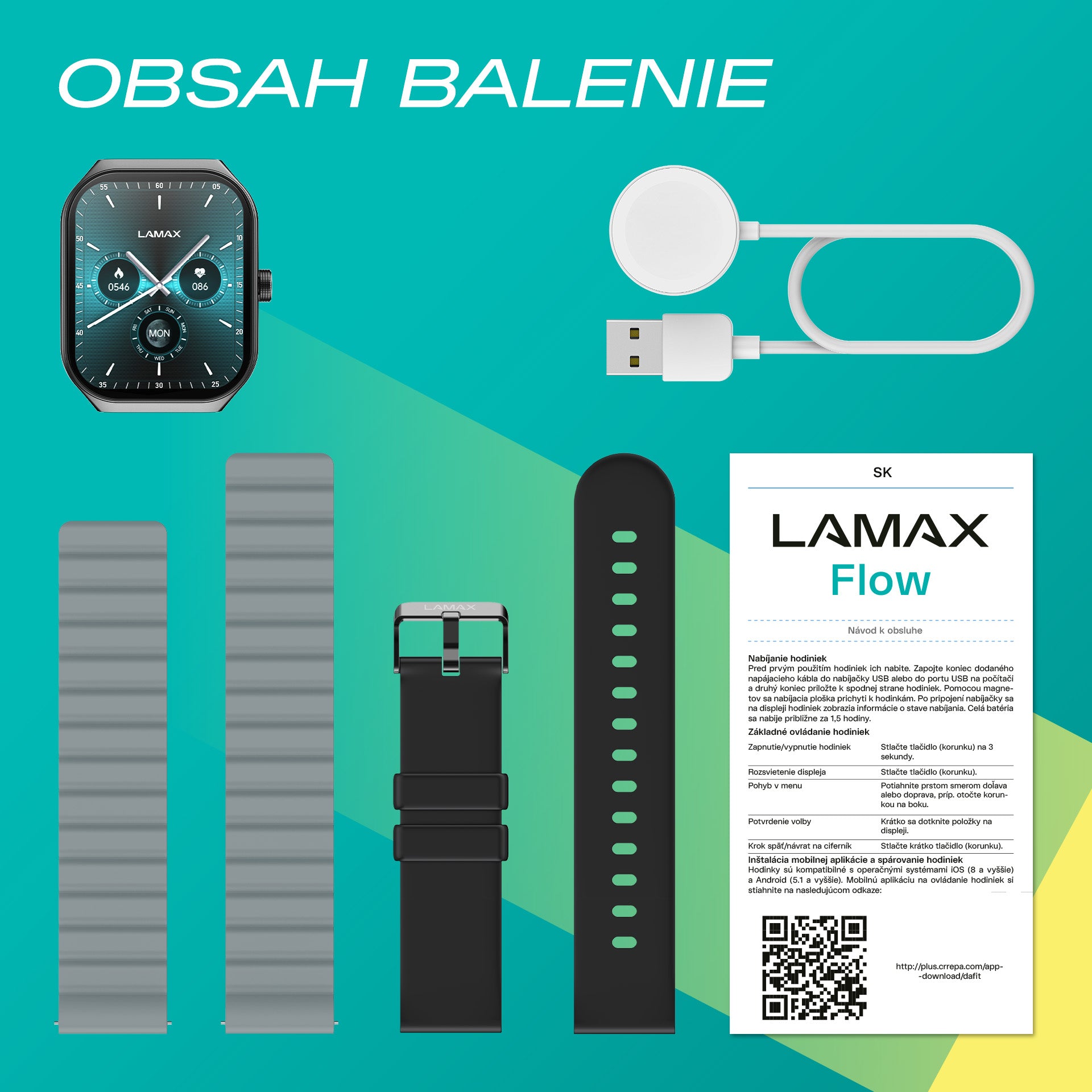 LAMAX Flow AMOLED Black sk