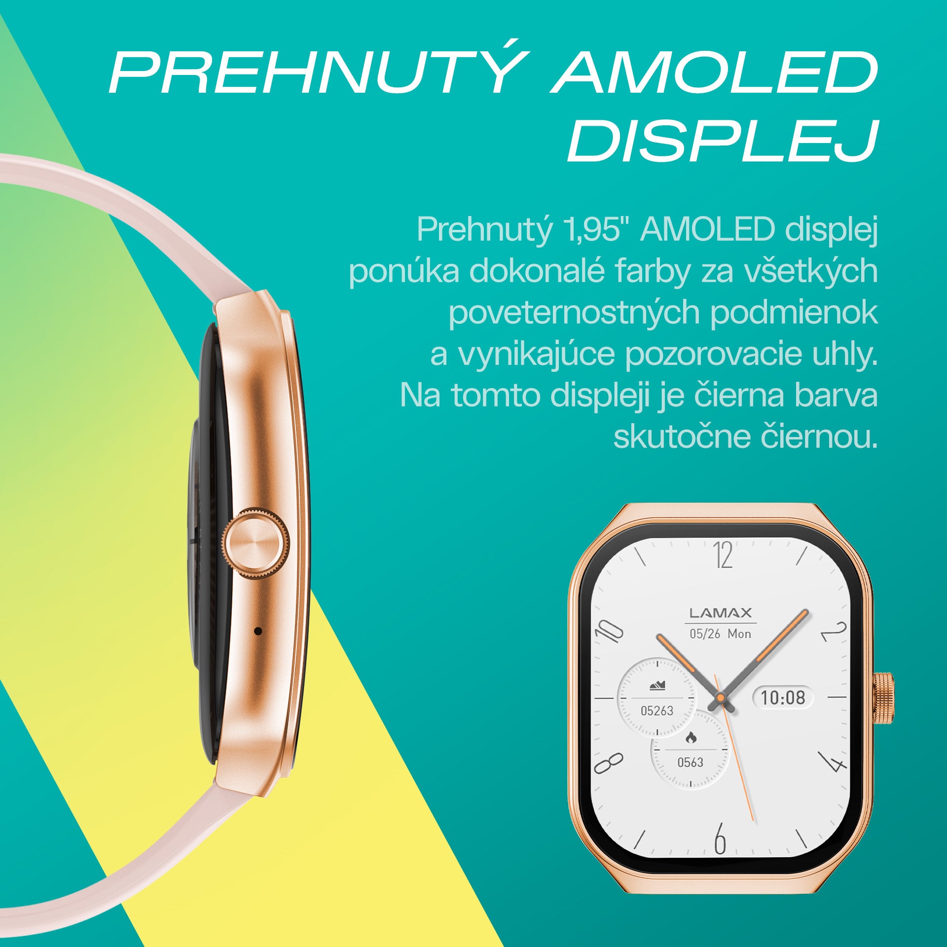 LAMAX Flow AMOLED Rose Gold sk
