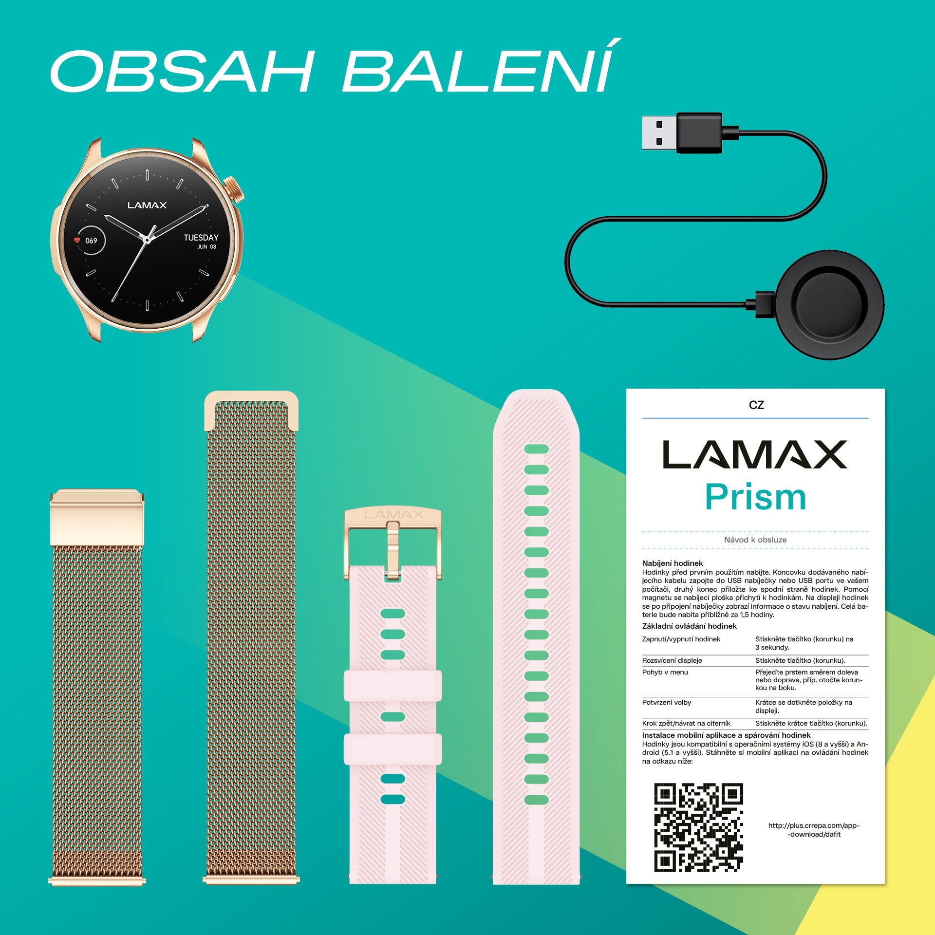 LAMAX Prism AMOLED Rose Gold cs