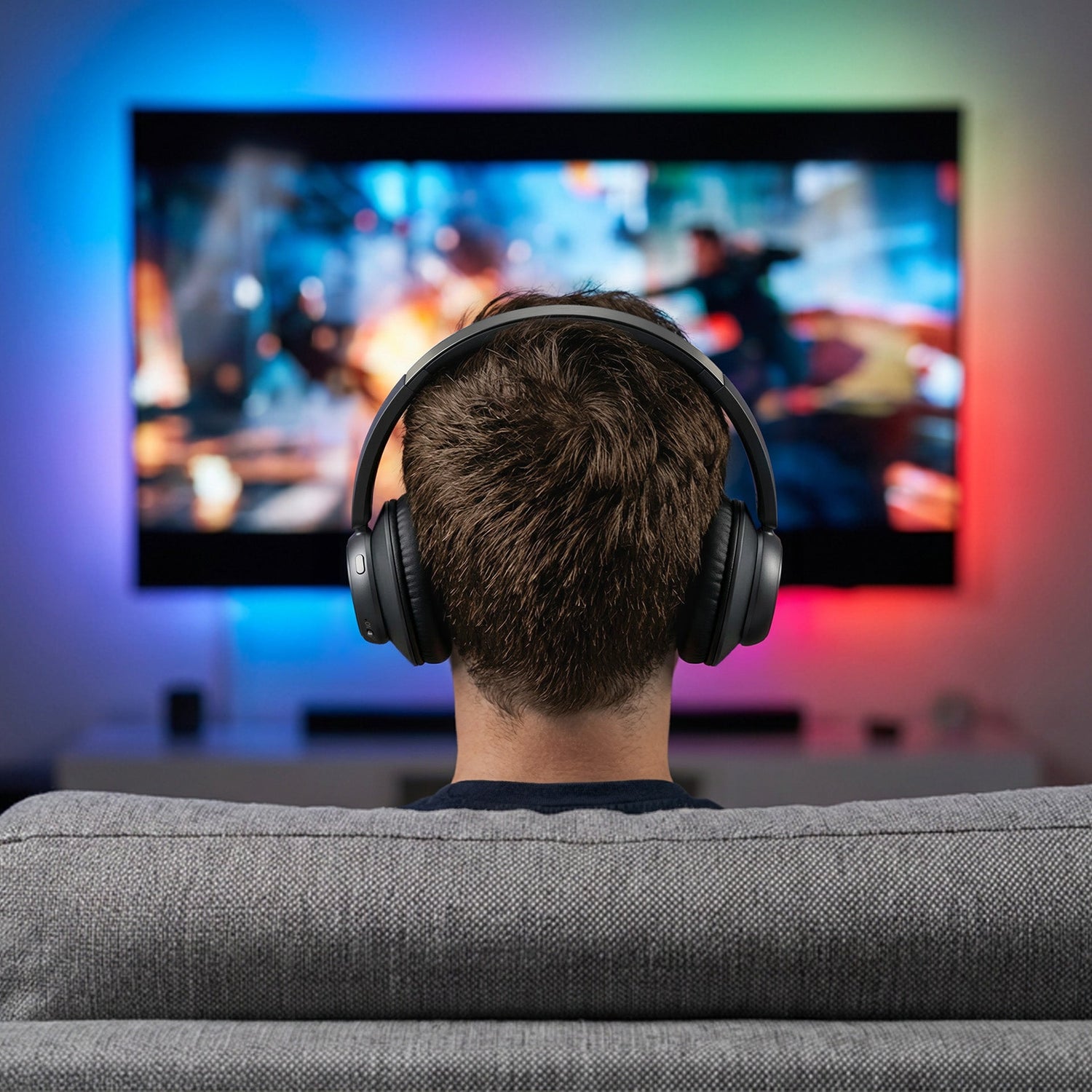 TV headphones: watch your film at full volume, even when everyone is asleep