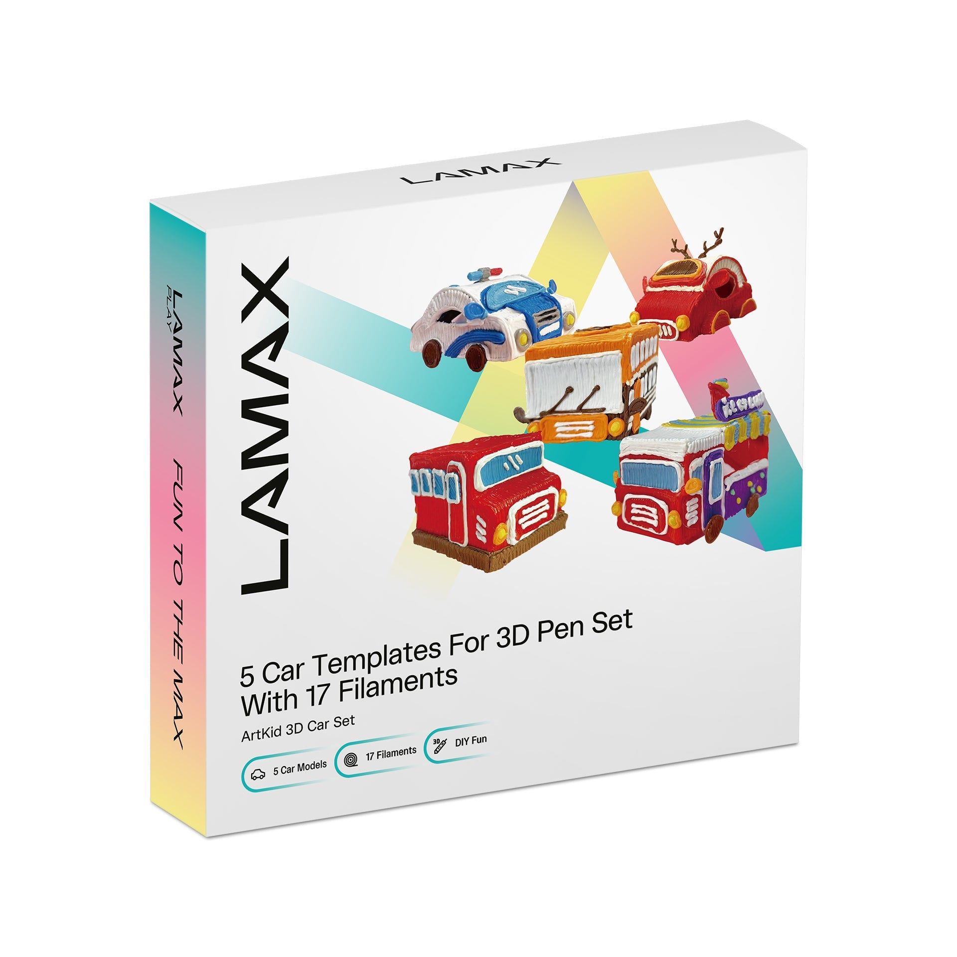 LAMAX ArtKid 3D Car Set