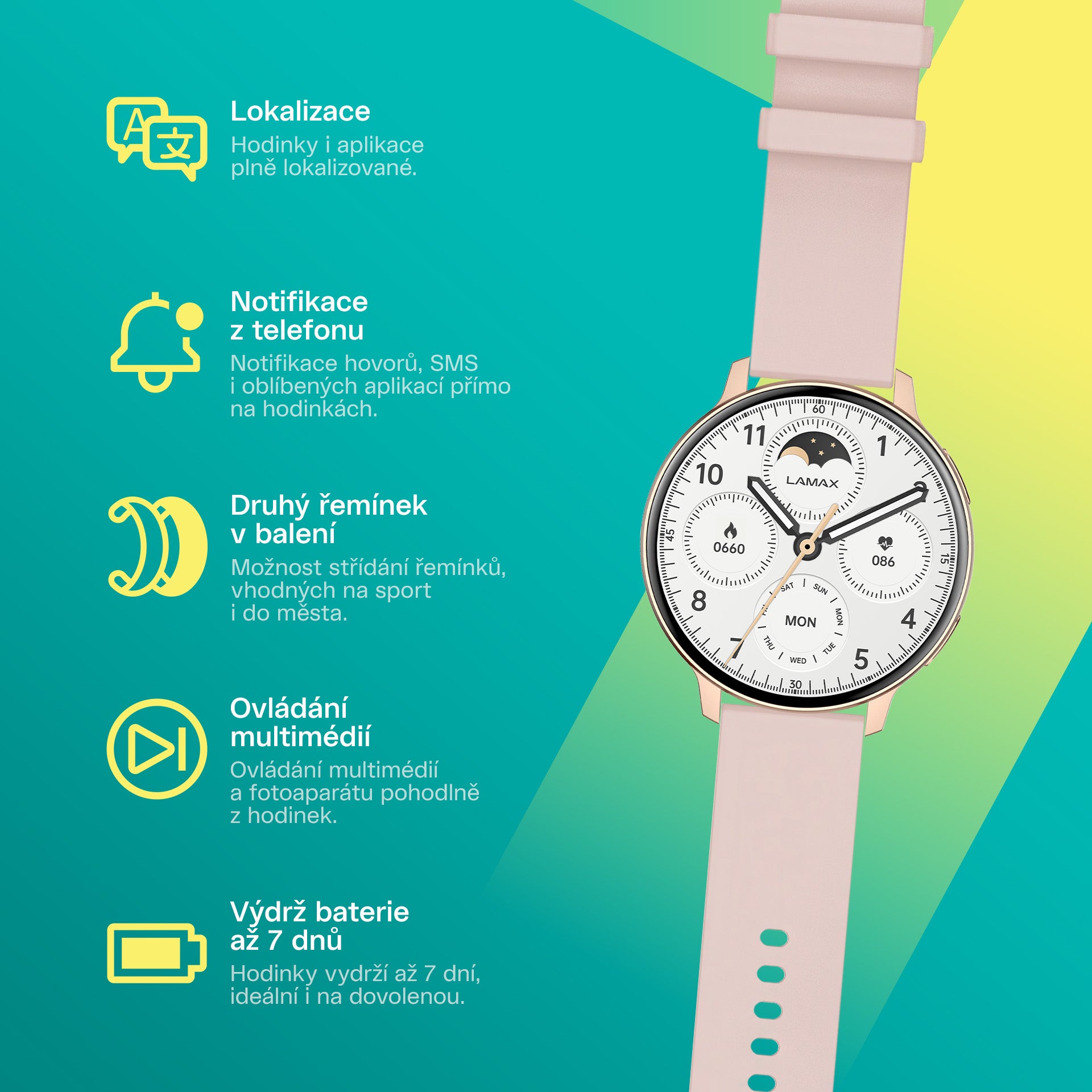 LAMAX Aura Rose Gold cs