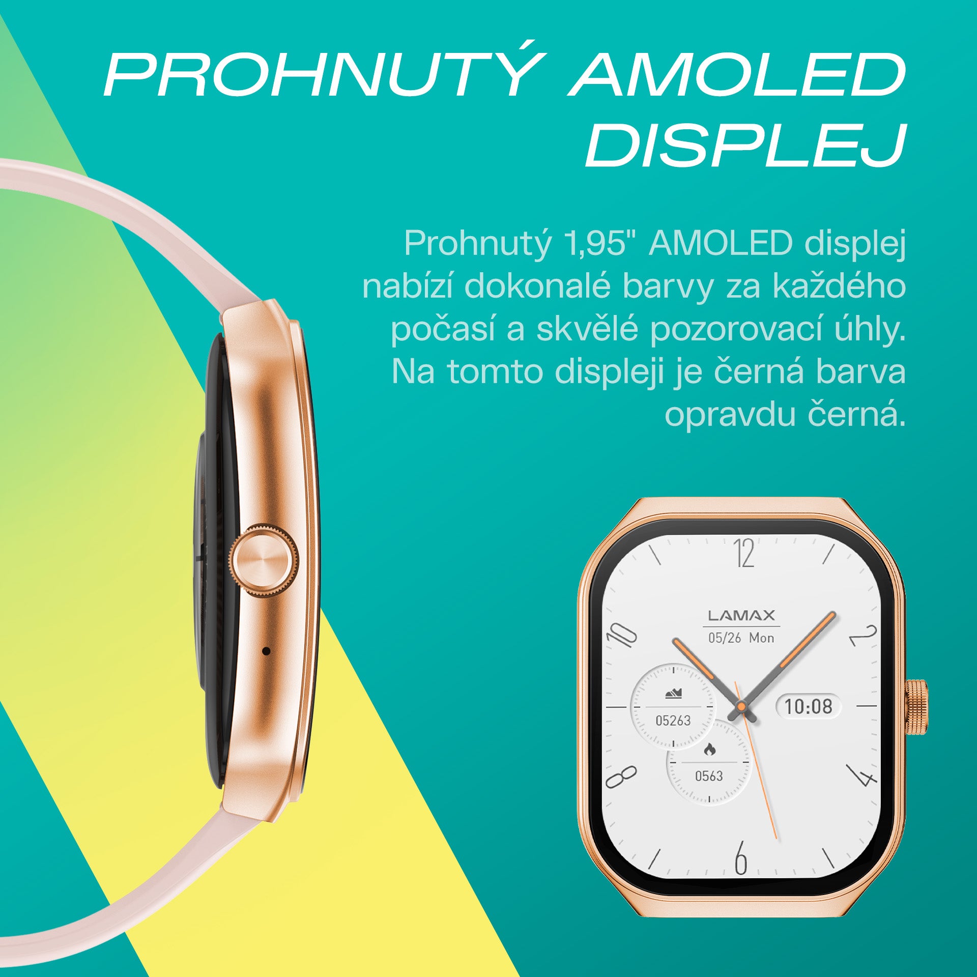 LAMAX Flow AMOLED Rose Gold cs