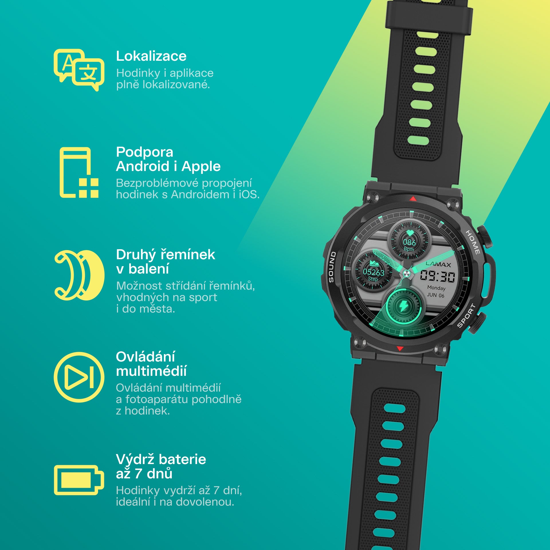 LAMAX Xplore Black cs