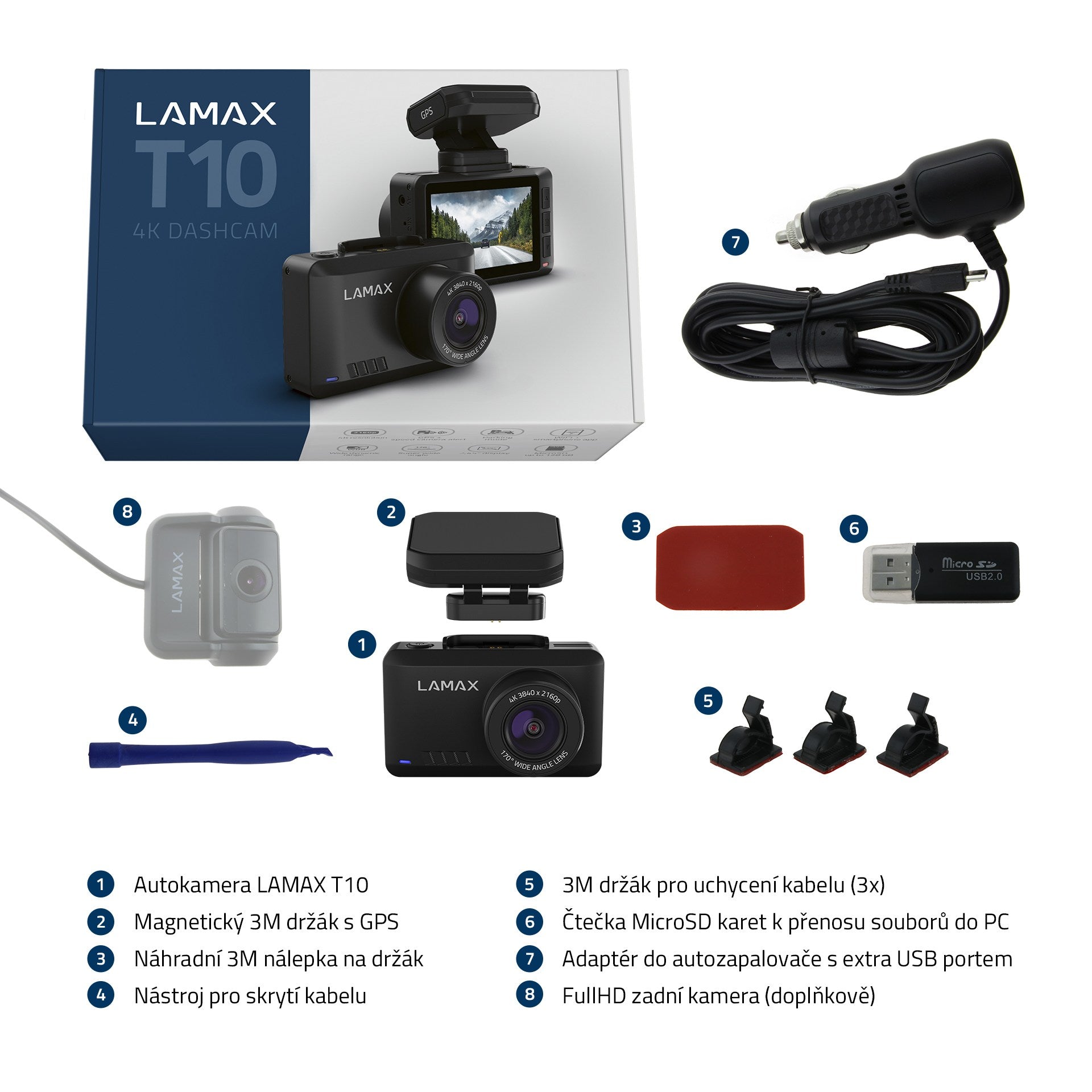 LAMAX Dashcam T10 4K GPS retail
