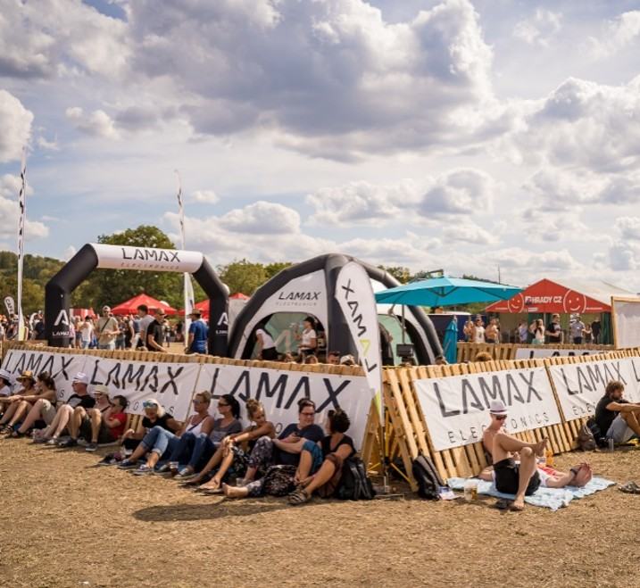 LAMAX zóna na festivalu Hrady CZ